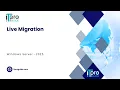 32 Live Migration in Hyper-V Clustering Demo Windows Server 2025