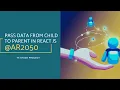 Pass Data from Child to Parent in React js Typescript project