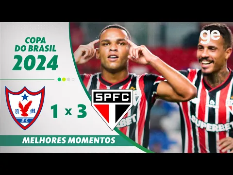 Download MP3 ÁGUIA 1 X 3 SÃO PAULO | MELHORES MOMENTOS | COPA DO BRASIL 2024 | ge.globo