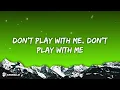 Thompsxn Therapy - Didn't play with me (Lyrics)