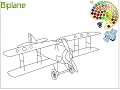 Plane Coloring Pages For Kids - Plane Coloring Pages