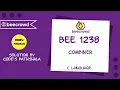 Beecrowd Problem 1238 - Combiner solution Strings C language