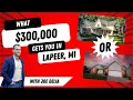 What does 300 000 get you in the city of Lapeer MI