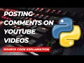 How I build Youtube comment bot using Python Pyautogui and Selenium