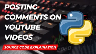How I build Youtube comment bot using Python Pyautogui and Selenium