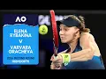 Lagu Elena Rybakina v Varvara Gracheva Highlights | Australian Open 2026 Second Round
