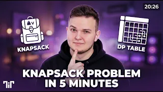 Knapsack Problem Explained in 5 Minutes JS - Dynamic Programming