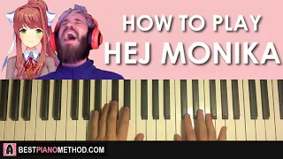 Download HOW TO PLAY - PewDiePie - HEJ MONIKA (Piano Tutorial Lesson) MP3