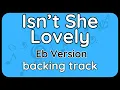 Download Lagu Isn't She Lovely · Backing Track (Eb Version) for Alto Sax | Baritone Sax