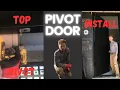Pivot Door - FritsJurgen Top Pivot Hinge Installation