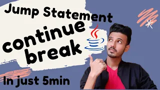 Jump Statements In Java Break Statement in Java Continue Statement In Java Java Tutorial