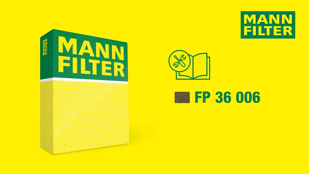 How to change a cabin air filter by MANN-FILTER I FP 36 006