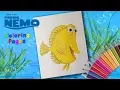 How to coloring Bubbles from Finding Nemo Finding Nemo Coloring Pages