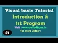 Day-1 Visual Basic Tutorial - Uses of Label