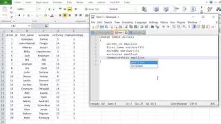 SQL Tutorial 1 Create Database Table Data Input with Insert First Query