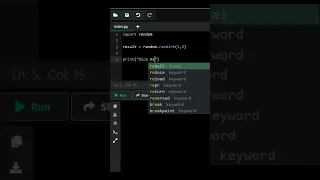 Roll a Dice Using Python