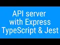 API Server with Express TypeScript Jest JSer - Front-End Interview questions