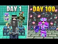 I Survived 100 Days in 1 21 HARDCORE Minecraft