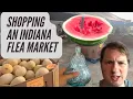 Shopping an Indiana Flea Market on a Wednesday Morning