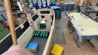 How to simplify a problem. Here tracks for the sliding hatches.