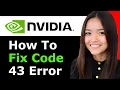 How To Fix Code 43 Error on Nvidia eGPU 2026 - Full Guide