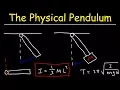 Physical Pendulum Problems - Moment of Inertia