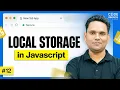 Local Storage in JavaScript Explained with Practical Examples