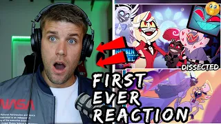 this is wild live to live u0026 when i think about the future sing a long hazbin hotel reaction 
