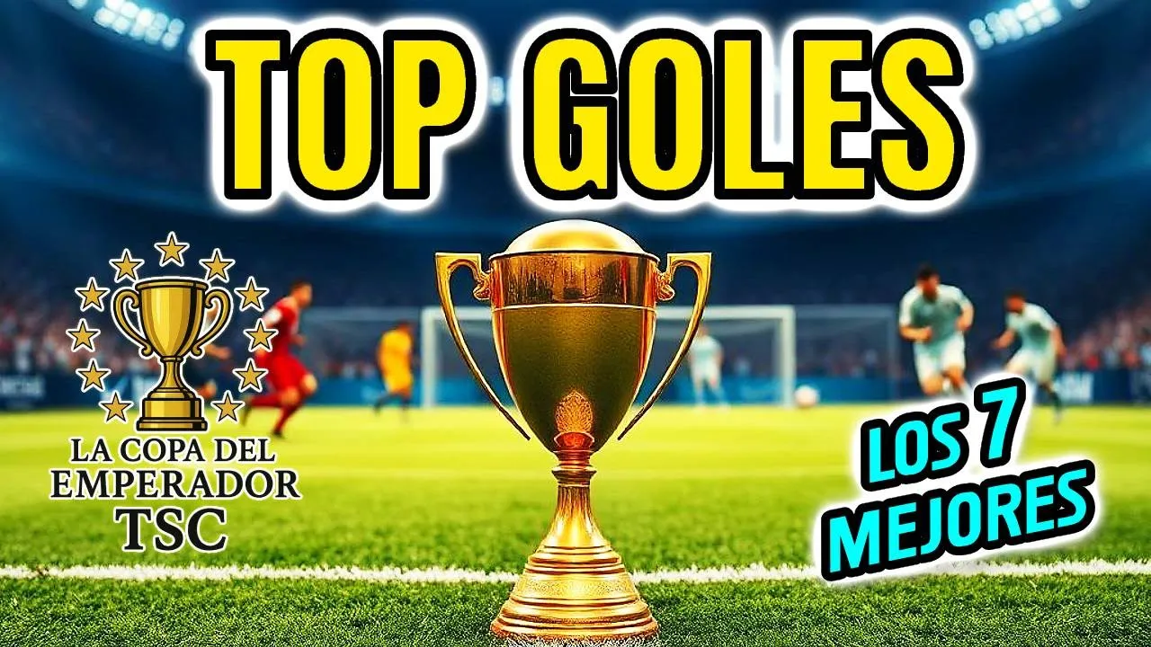 TOP 7 GOLES 🏆 Copa del Emperador de la TSC T1 | PES 3 WE7 PS2