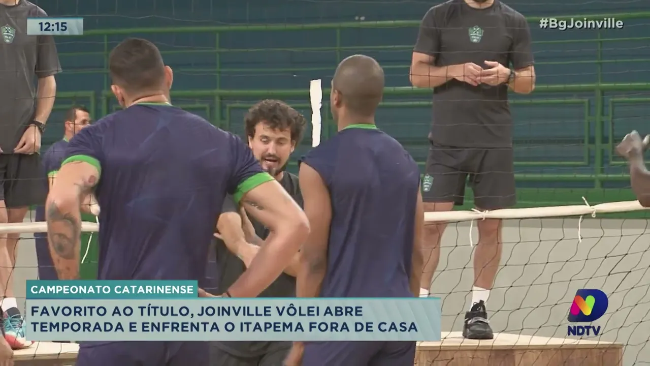 Campeonato Catarinense: favorito ao título, Joinville Vôlei abre temporada e enfrenta o Itapema