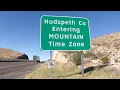 ENTERING MOUNTAIN TIME ZONE