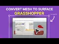 Converting Mesh To Surface In Grasshopper 3 Minutes tutorial