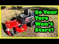 Toro Zero Turn Won t Start Toro V-Twin Carburetor Repair 2020 Model