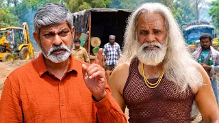 पेड़ों को काटने वालों को मै मार देता हूँ : Jagpati Babu | Hindi Dubbed Scene | Simbaa | Gautami