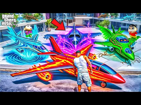 Video Thumbnail: Franklin and Shinchan Found Secret Elemental Airplane in GTA 5 ! Bangla Gameplay