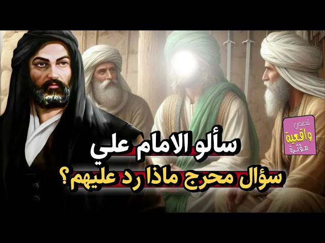 ⁣سألو الامام علي سؤال محرج ماذا رد عليهم!!!