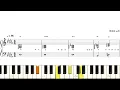 한로로 - 갈림길 피아노 반주 with AR | HANRORO Light or Rain piano sheet | cover | ピアノ楽譜 | 악보 | kpop