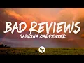 Download Lagu Sabrina Carpenter - Bad Reviews (Lyrics)