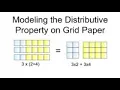 Modeling the Distributive Property of Grid Paper