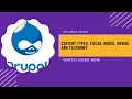 Exploring Drupal Content Types Fields Nodes Menus and Taxonomy