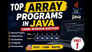 Top Array Programs in Java Coding Interview Questions