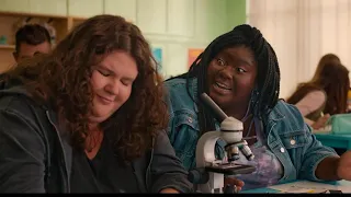 insecure plus size teen hides her talent until she designs a dress that shocks the whole school