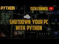 How to shutdown pc with python