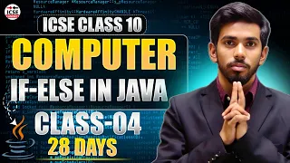 If else in java Crash Course Class X ICSE 100 MARKS in 28 days Prateik Sharma by Java