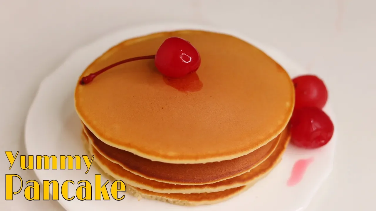 Easy Basic Pancakes Recipe. 