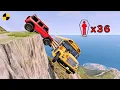 Realistic High-Speed Car Crashes in BeamNG drive Ultra Detailed Crash Compilation