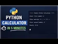 Build a Simple Calculator Using Python