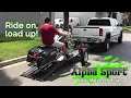 Single Motorcycle Trailer - Alpha Sport Ride on Load up