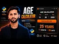 I Built an Age Calculator with Python Tkinter GUI Project