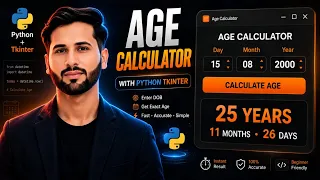 I Built an Age Calculator with Python Tkinter GUI Project